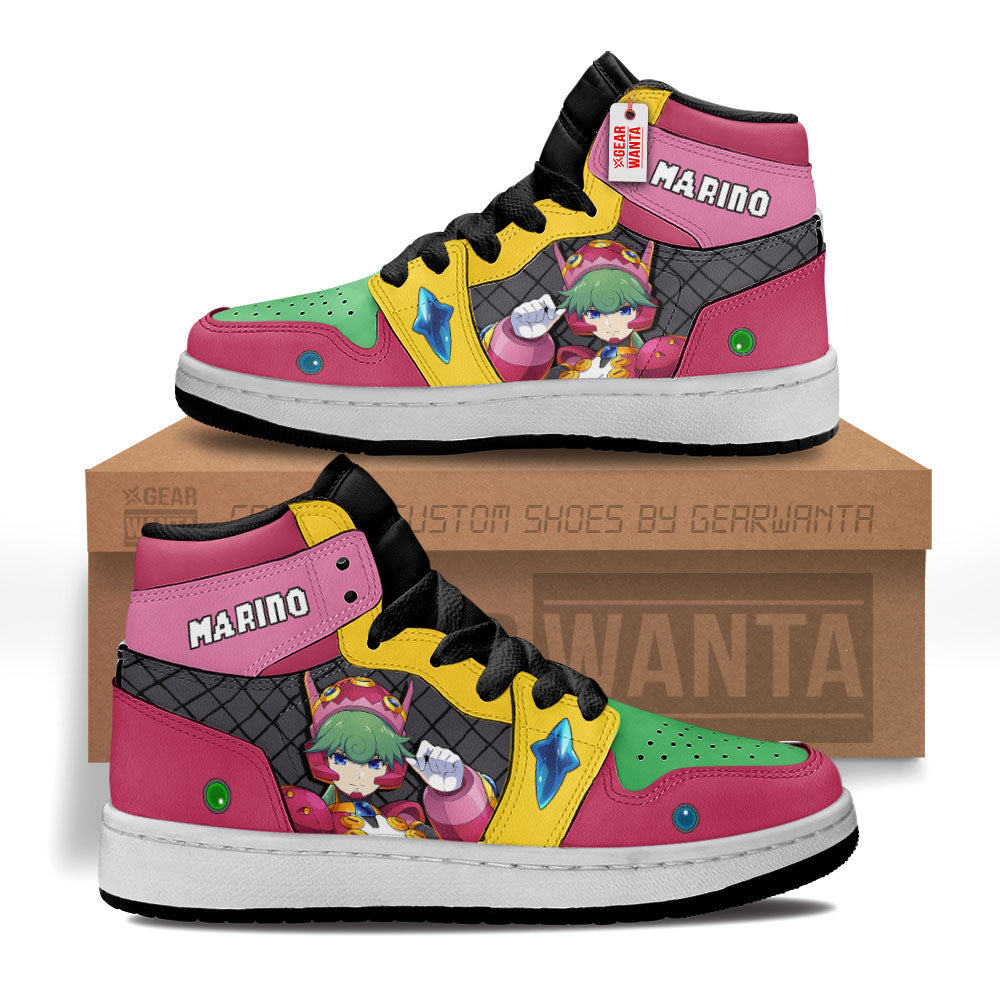 Marino Mega Man Kid J1s Sneakers Custom For Kids Grabiiva