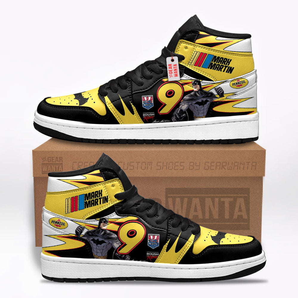 Mark Martin J1s Sneakers Custom Batman #9 Sneakers  Grabiiva
