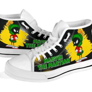 Marvin The Martian High Top Shoes Fan Grabiiva