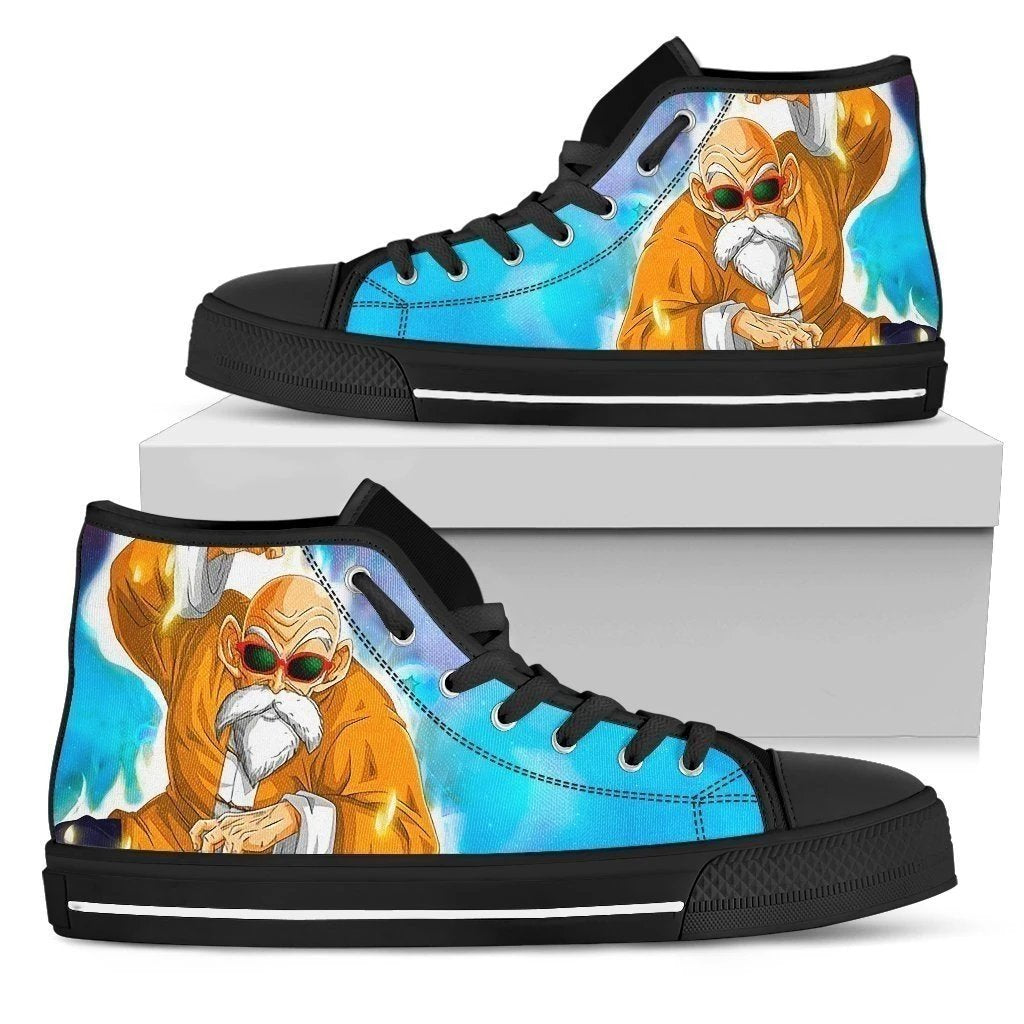 Master Roshi High Top Shoes Dragon Ball Custom PT1911 Grabiiva