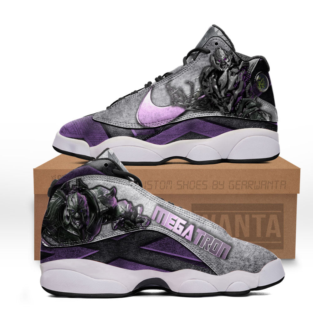 Megatron J13s Sneakers Transformers Custom Shoes For Fans Grabiiva