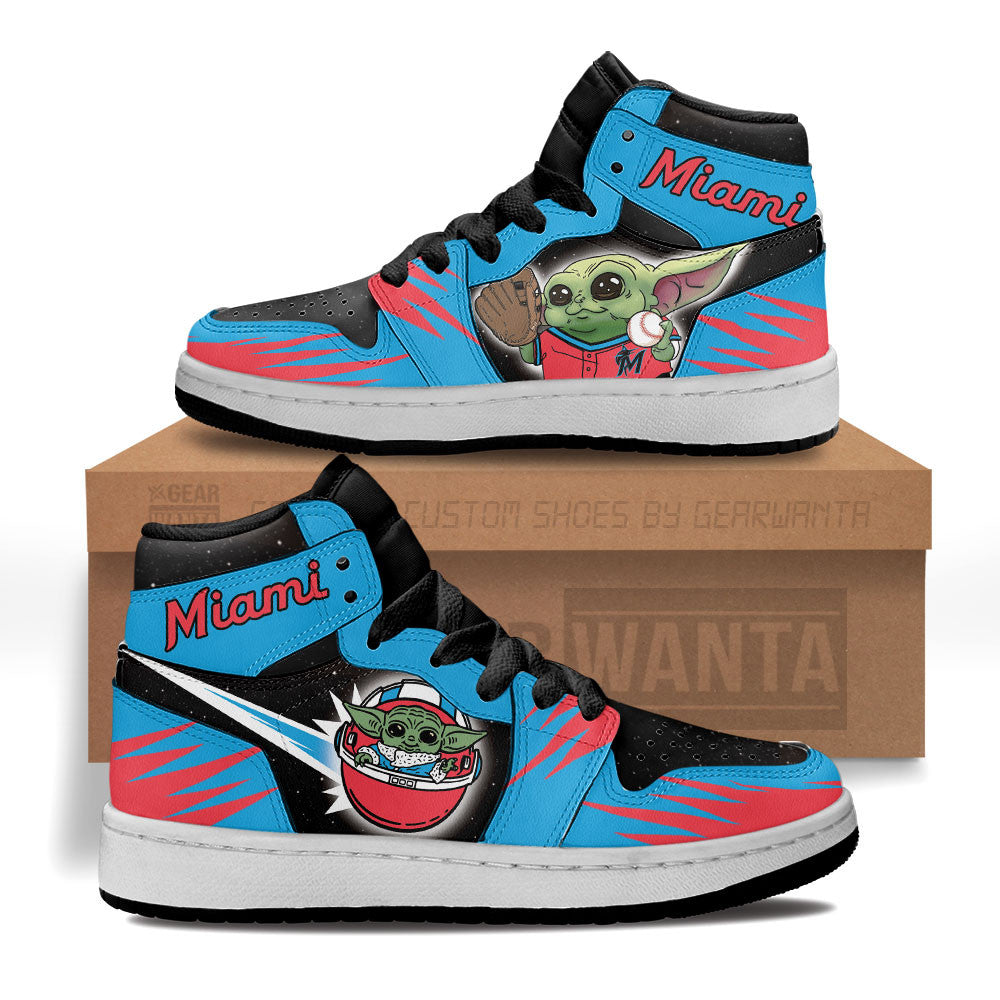 Miami Dolphins Kid J1s Sneakers Custom For Kids Grabiiva