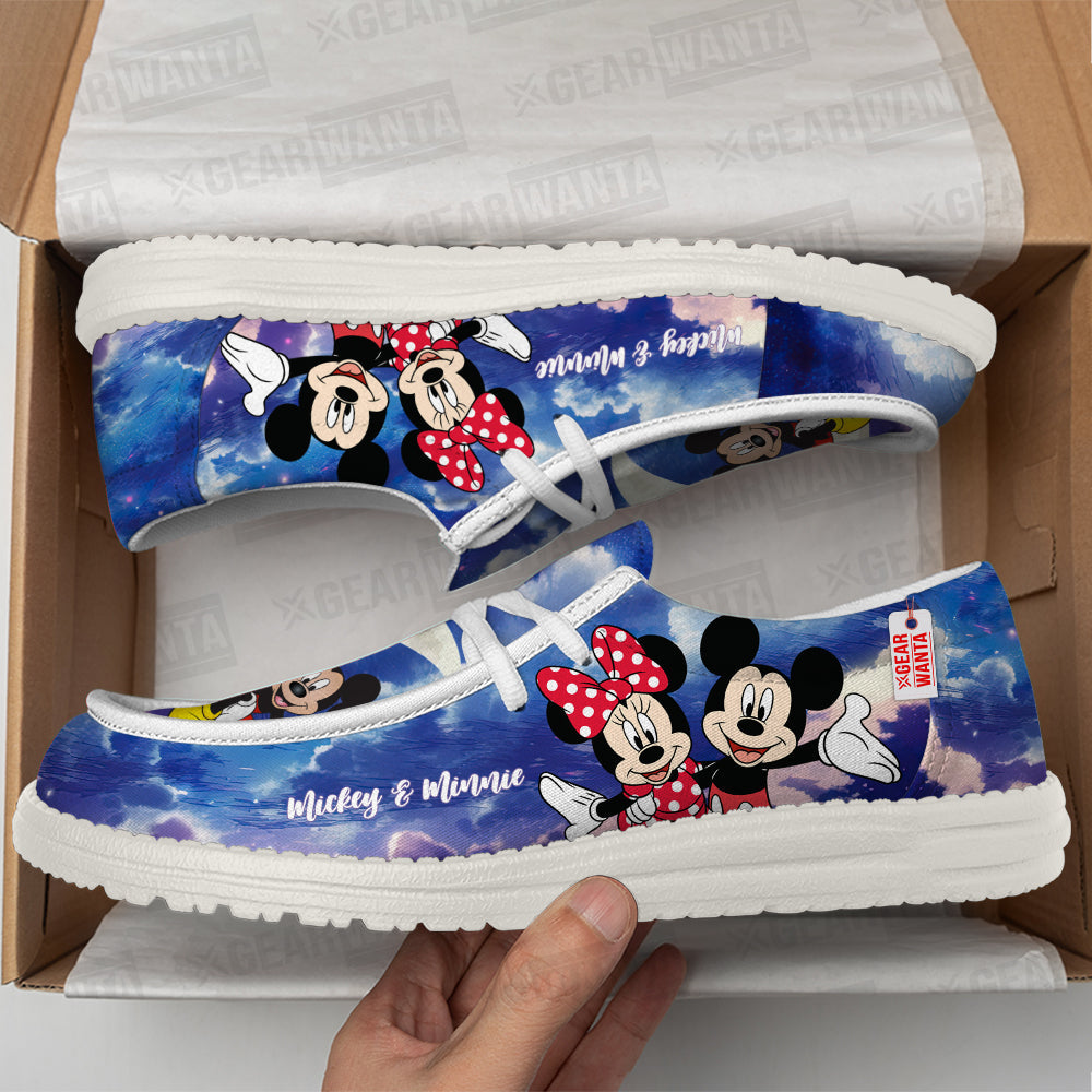Mickey and Minnie Loafer Shoes Grabiiva