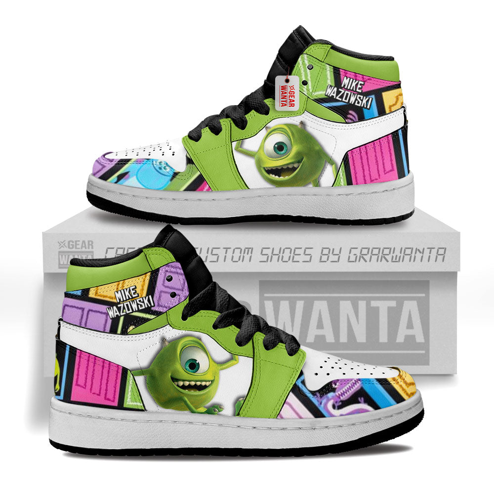 Mike Wazowski Kid J1s Sneakers Cartoon Collection Grabiiva