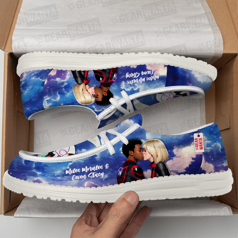 Miles Morales and Gwen Stacy Loafer Shoes Grabiiva