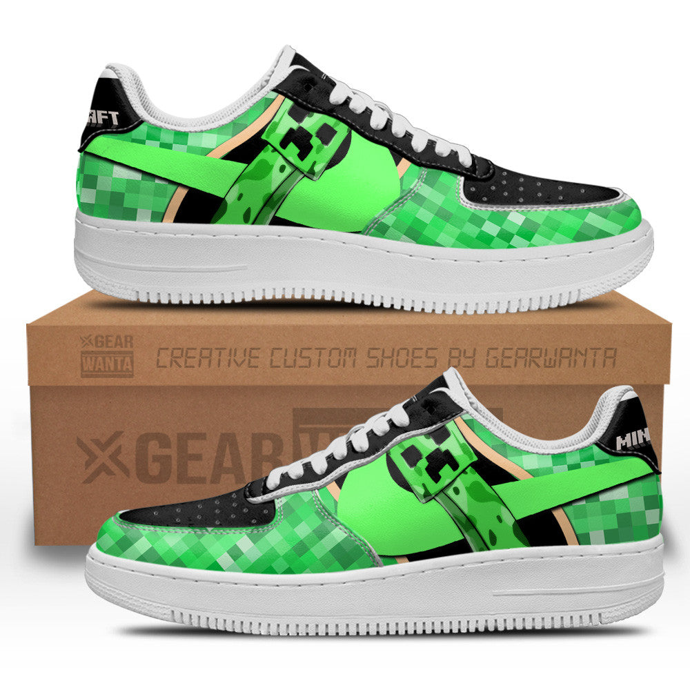 Minecraft Creeper Force 1 Shoes LT11 Grabiiva