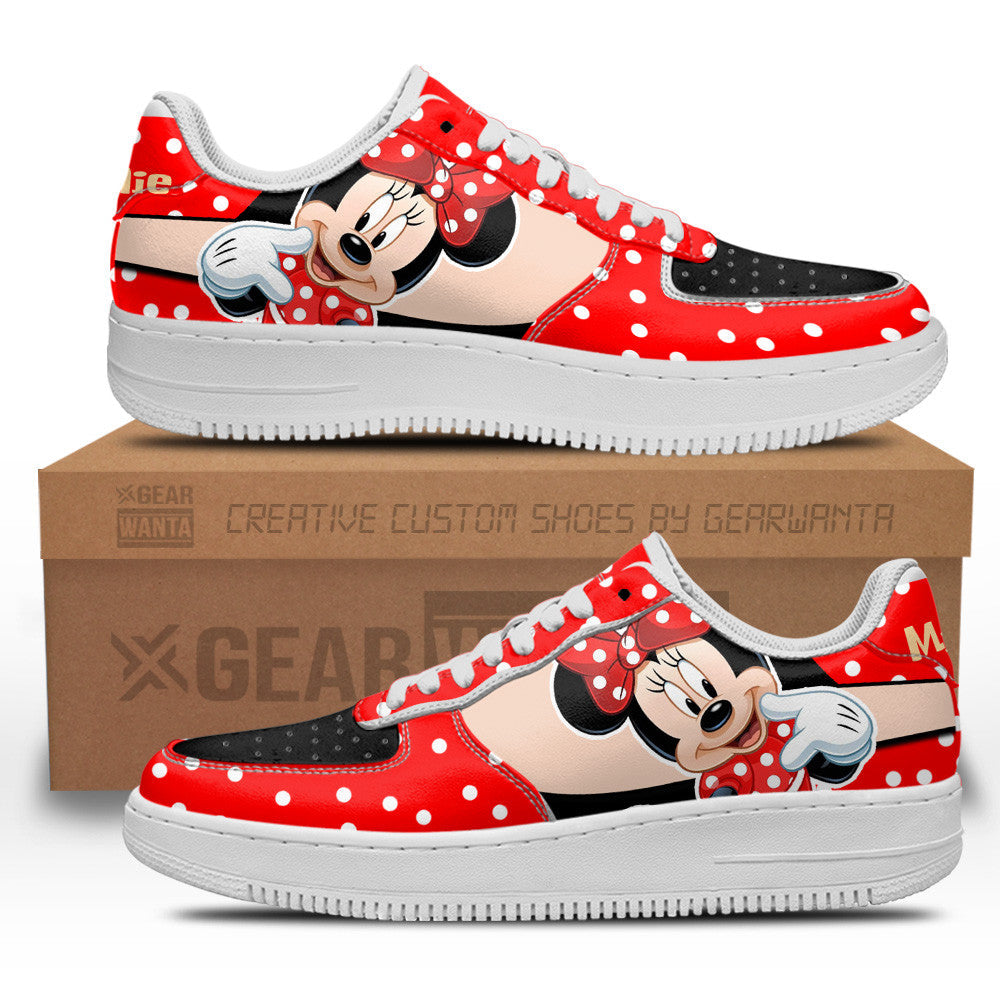 Minnie Custom Cartoon Air Sneakers LT13 Grabiiva