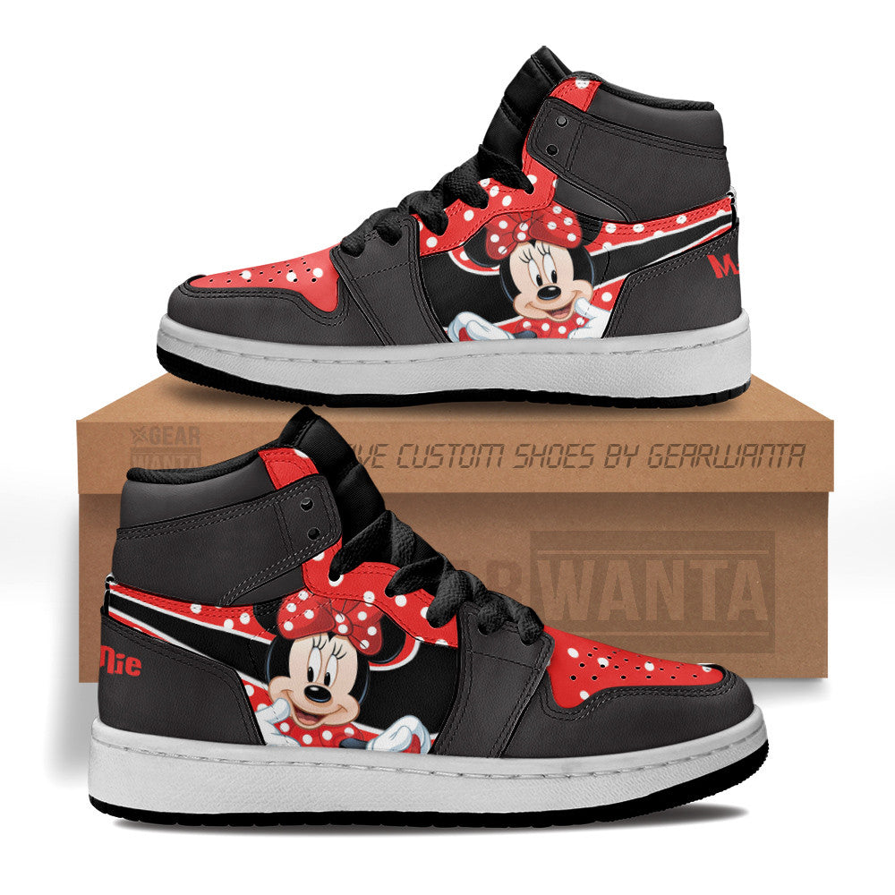 Minnie Kid J1s Sneakers Custom Grabiiva