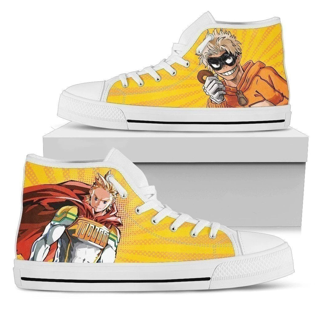Mirio & Fatgum My Hero Academia High Top Shoes PT11 Grabiiva