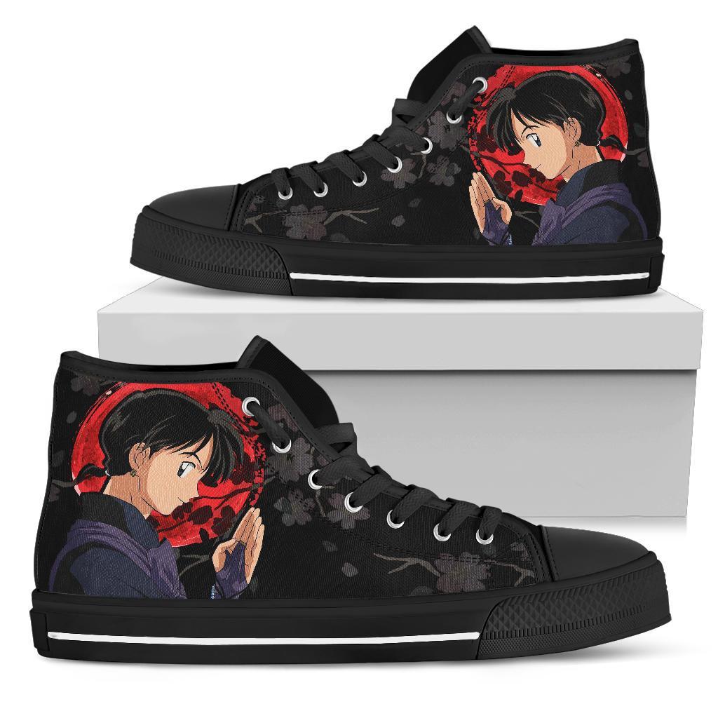 Miroku Inuyasha Sneakers Anime High Top Shoes Custom PT20 Grabiiva