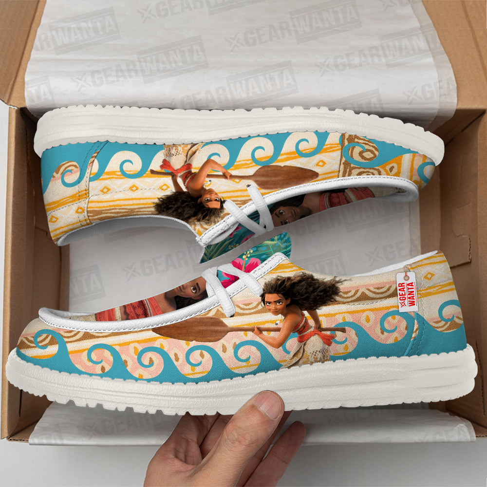 Moana Canvas Loafer Shoes Grabiiva