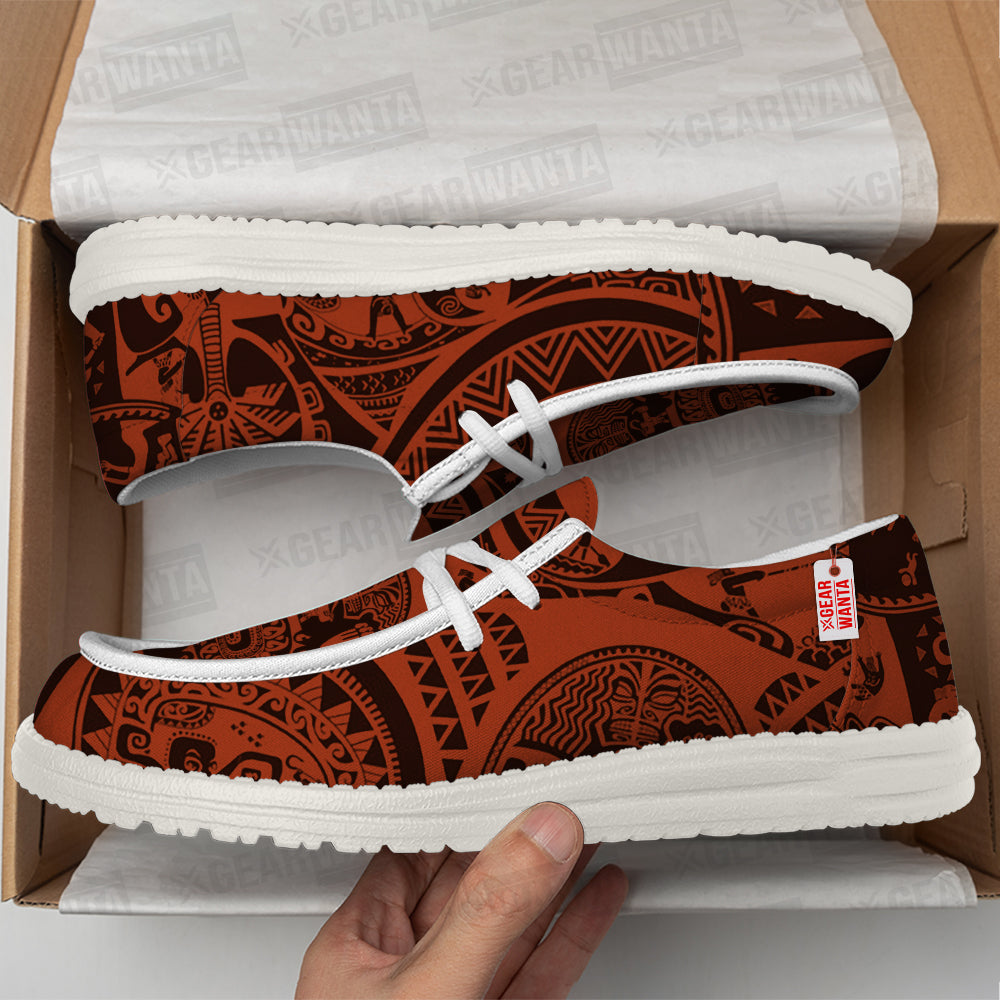 Moana Maui Cosplay Canvas Loafer Shoes Grabiiva