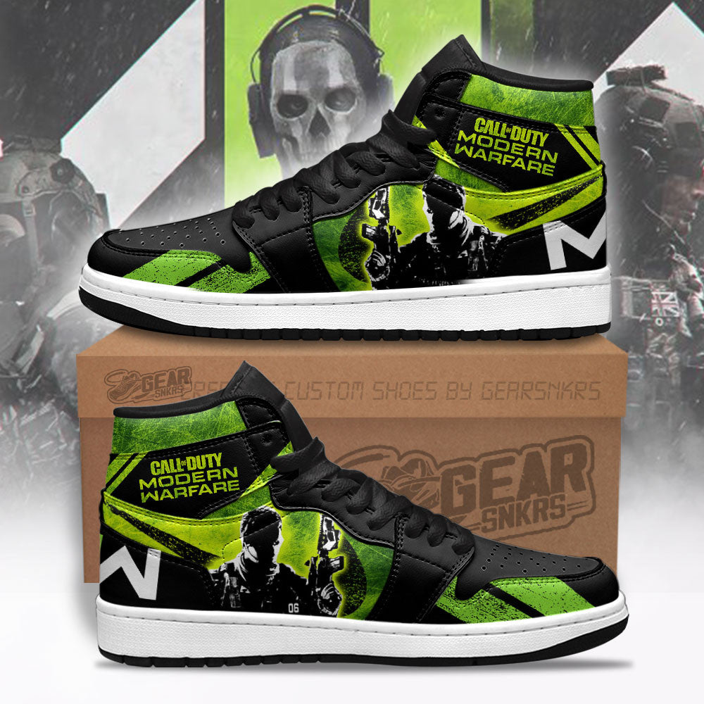 Modern Warefare Call Of Duty J1s Sneakers Gifts Idea For Fans TT27  Grabiiva