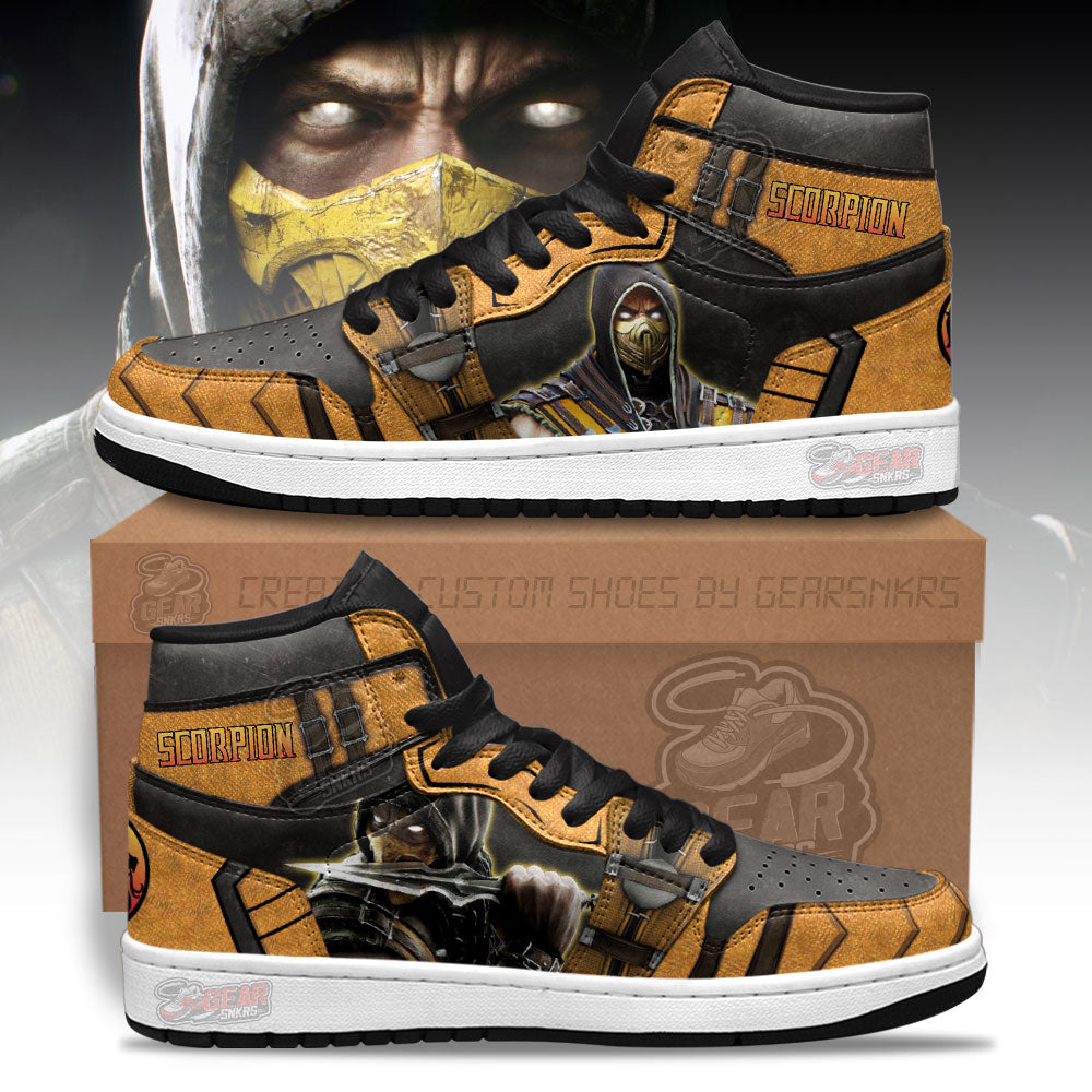 Mortal Kombat Sneakers Scorpion  Grabiiva