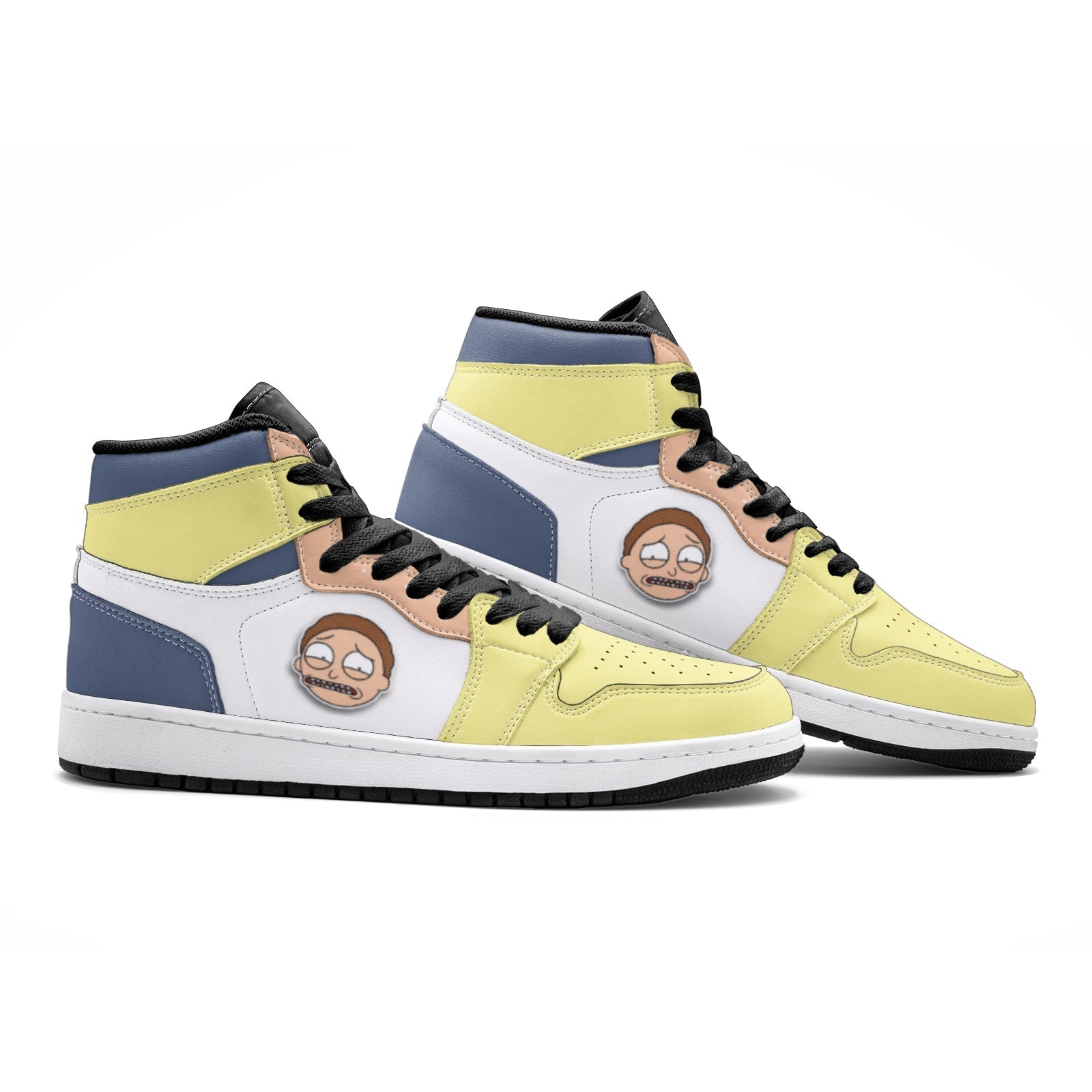 Morty Smith AJ1s Sneakers Sick Face Custom For Fans BRB02  Grabiiva
