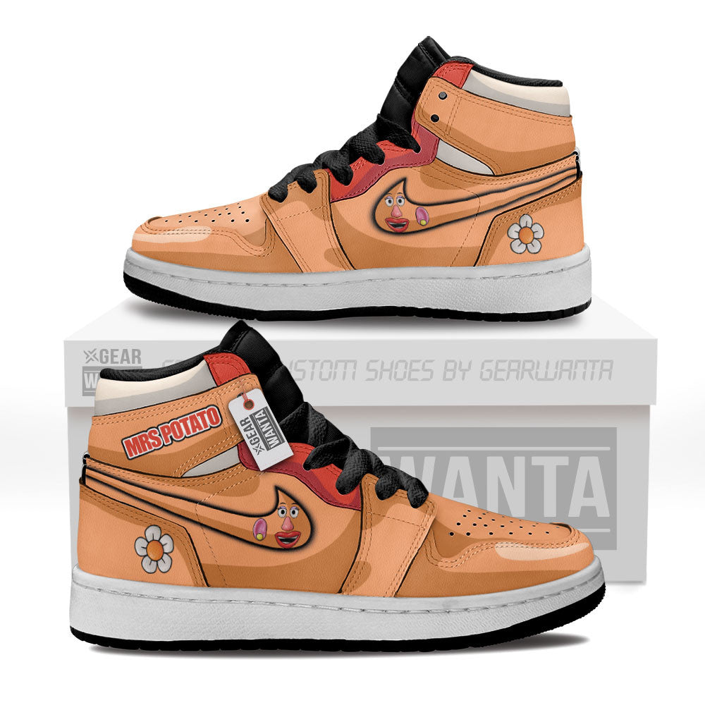 Mrs Potato Kids Sneakers Custom Shoes For Kid Grabiiva