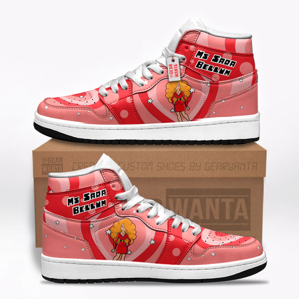 Ms. Sara Bellum The Powerpuff Girls J1s Sneakers Custom For Fans TT25  Grabiiva