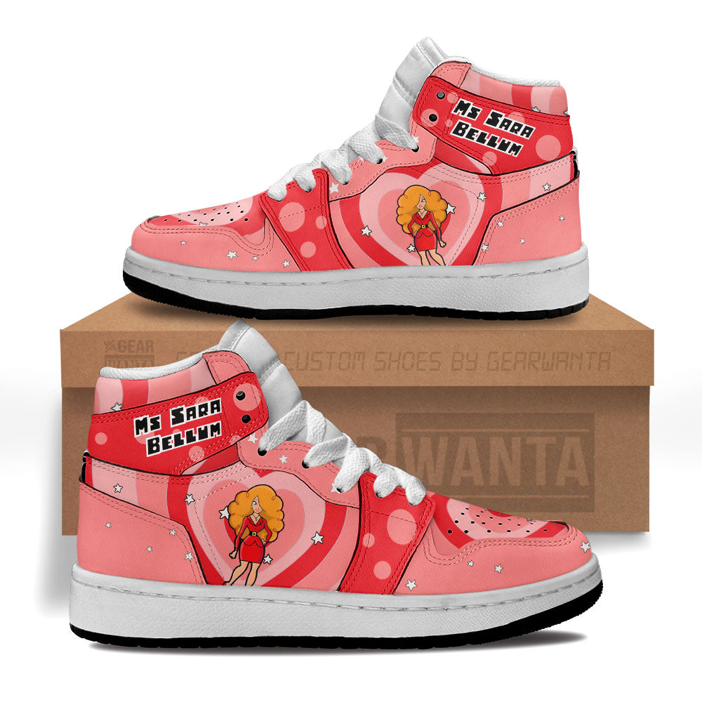 Ms. Sara Bellum The Powerpuff Girls Kid J1s Sneakers Custom For Kids Grabiiva