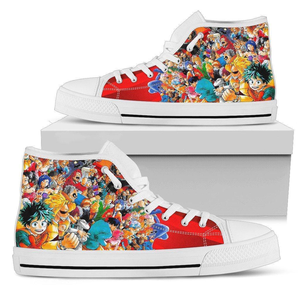 My Hero Academia Characters High Top Shoes NH09 Grabiiva