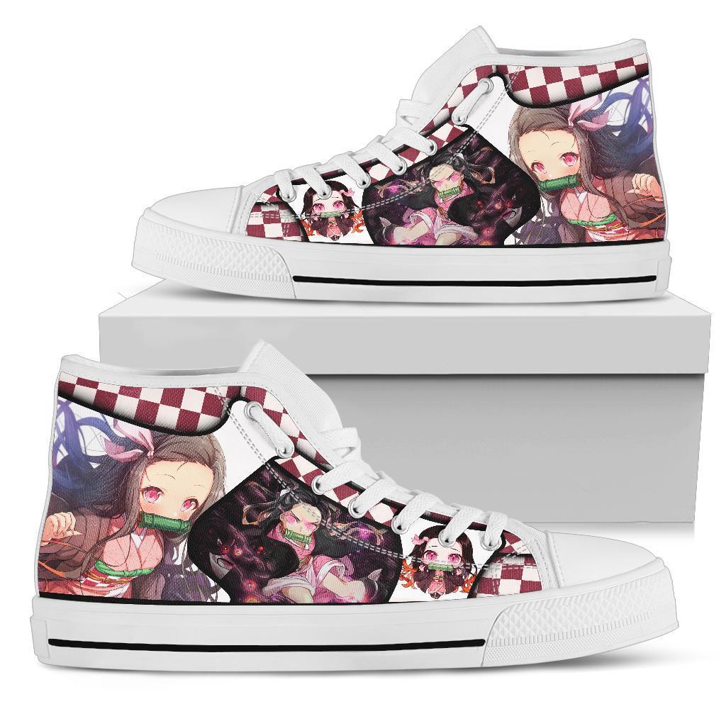 Nezuko Demon Slayer High Top Shoes Anime Fan MN19 Grabiiva
