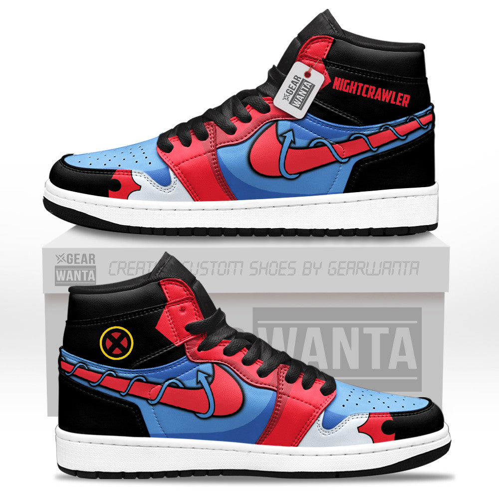 Nightcrawler J1 Sneakers Movies X-Men Custom Shoes  Grabiiva