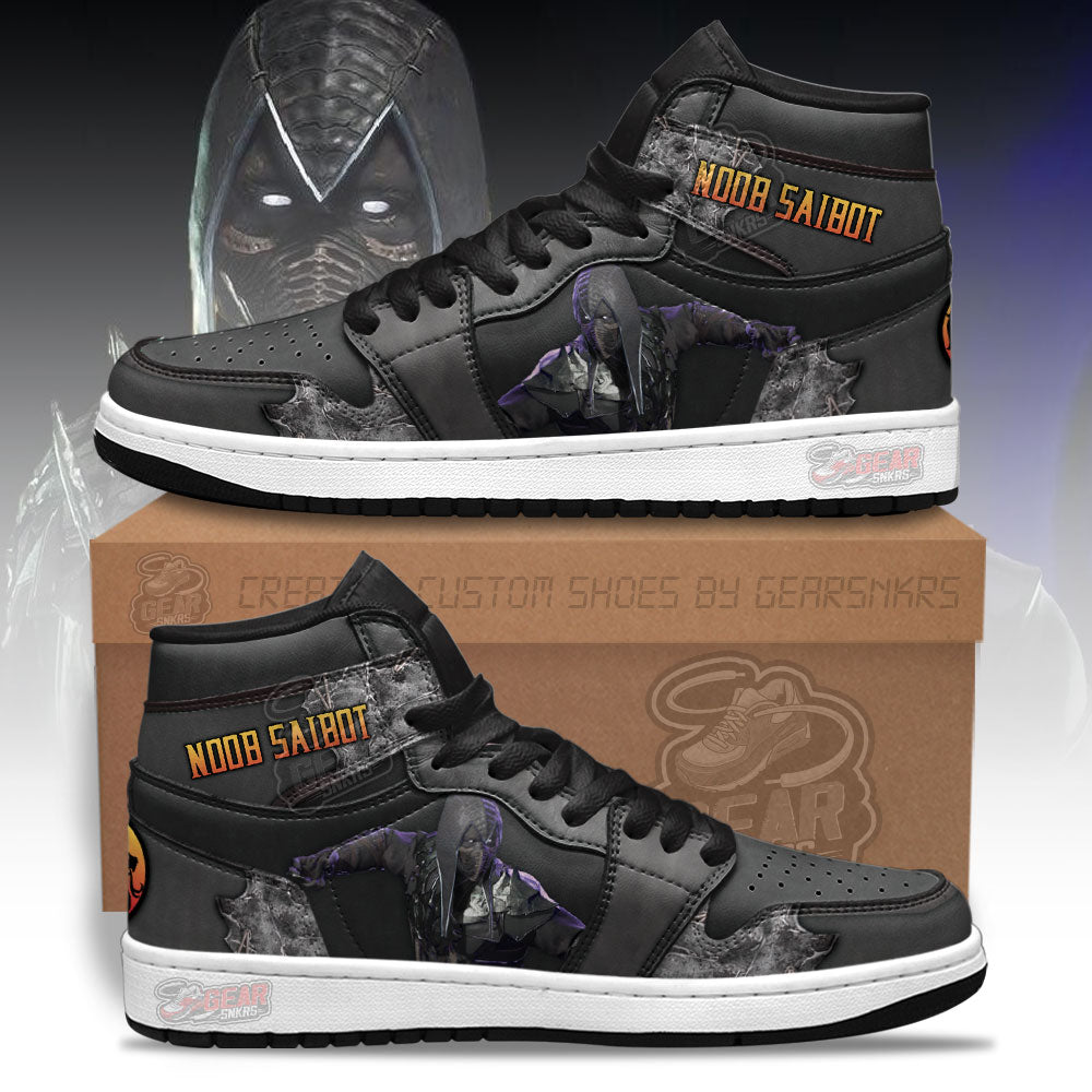 Noob Saibot J1s Sneakers Mortal Kombat  Grabiiva