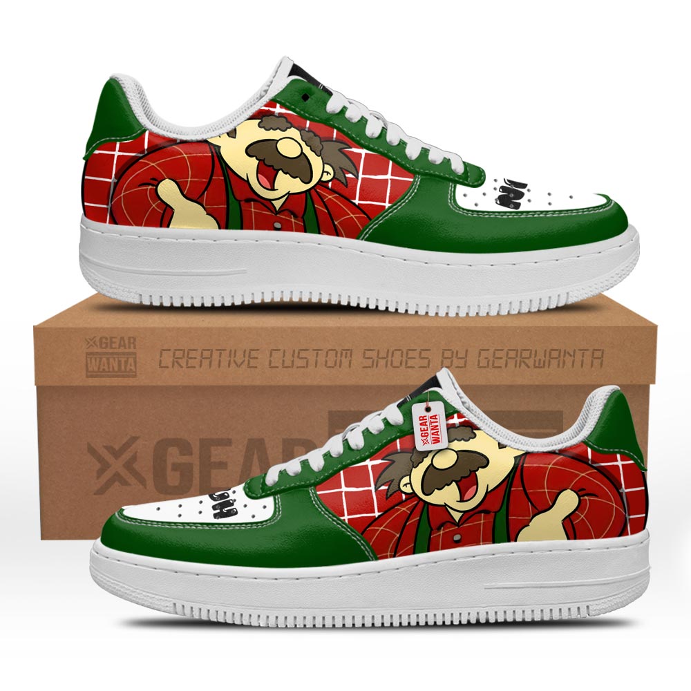 Numbuh 0 Codename Kids Next Door Custom Air Sneakers PT21 Grabiiva