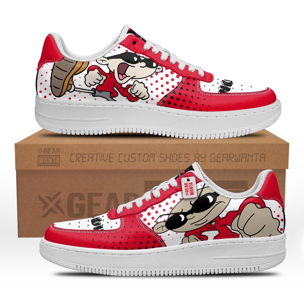 Numbuh 1 Codename Kids Next Door Custom Air Sneakers PT21 Grabiiva