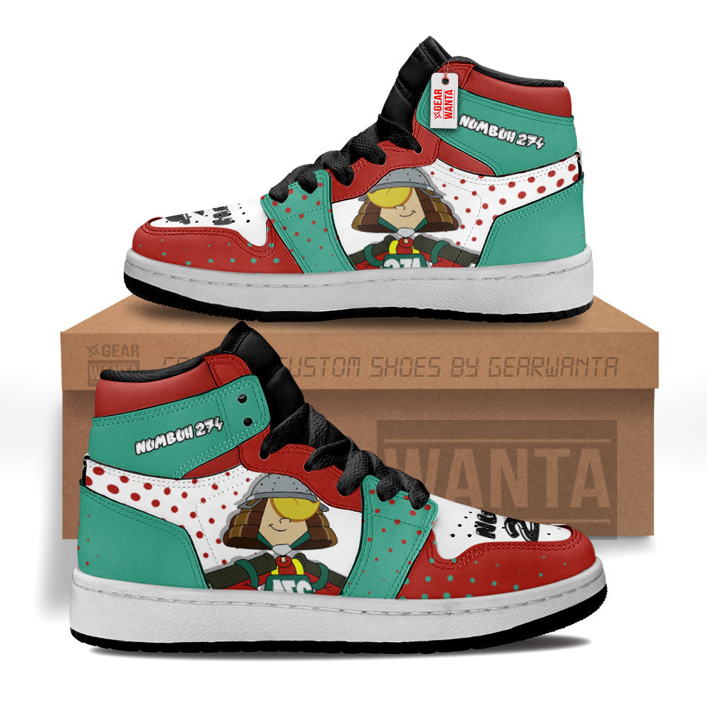 Numbuh 274 Codename Kids Next Door Kid J1s Sneakers Custom For Kids Grabiiva