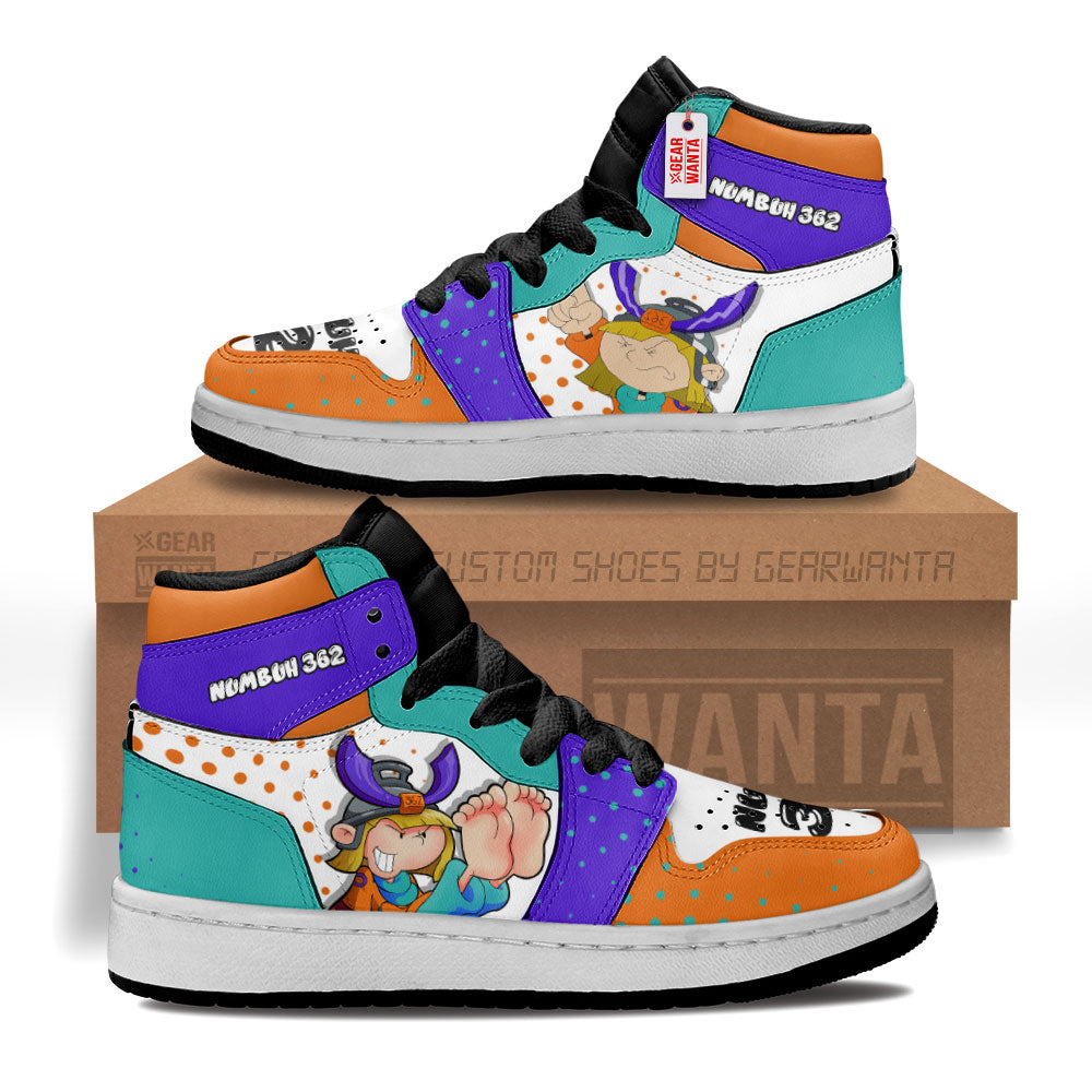 Numbuh 362 Codename Kids Next Door Kid J1s Sneakers Custom For Kids Grabiiva