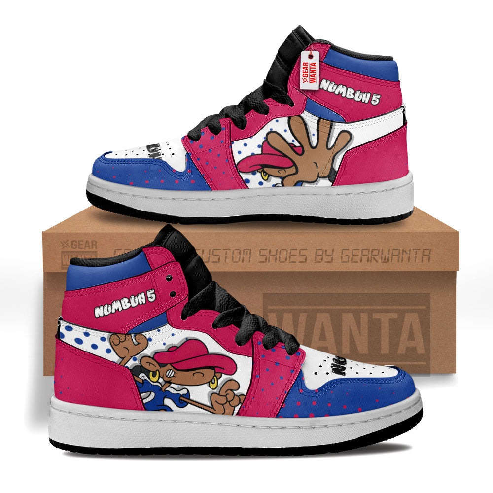 Numbuh 5 Codename Kids Next Door Kid J1s Sneakers Custom For Kids Grabiiva