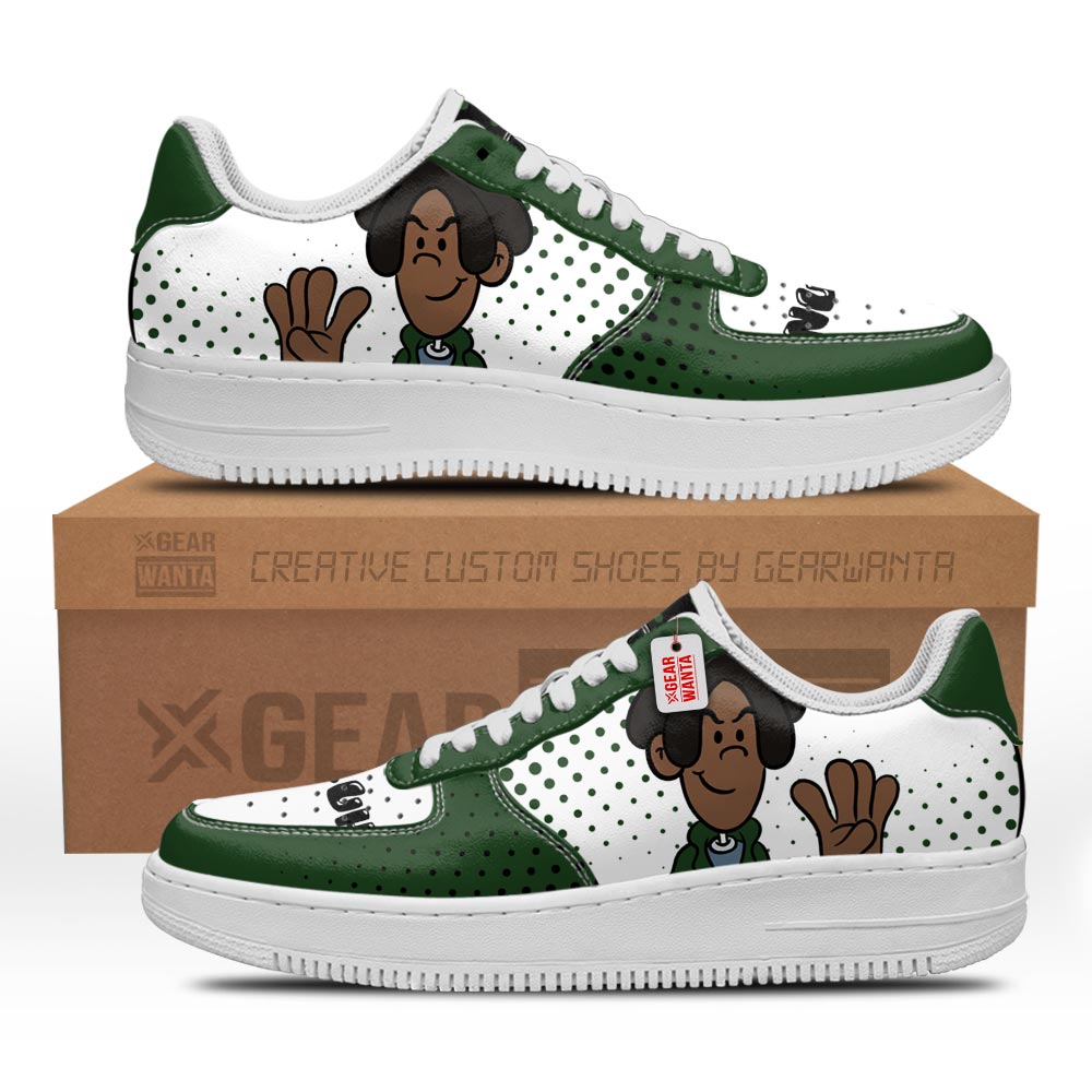 Numbuh 9 Codename Kids Next Door Custom Air Sneakers PT21 Grabiiva