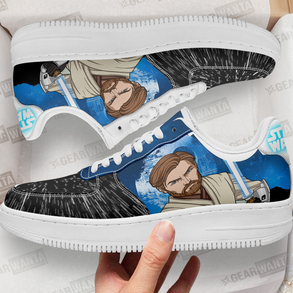 Obi-Wan Kenobi Air Sneakers Custom Star Wars Shoes Grabiiva