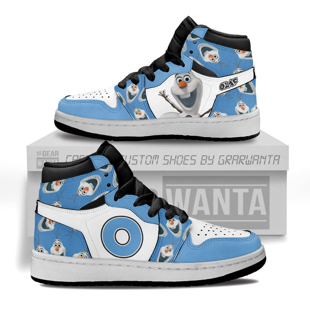 Olaf Kid J1s Sneakers Cartoon Collection Grabiiva