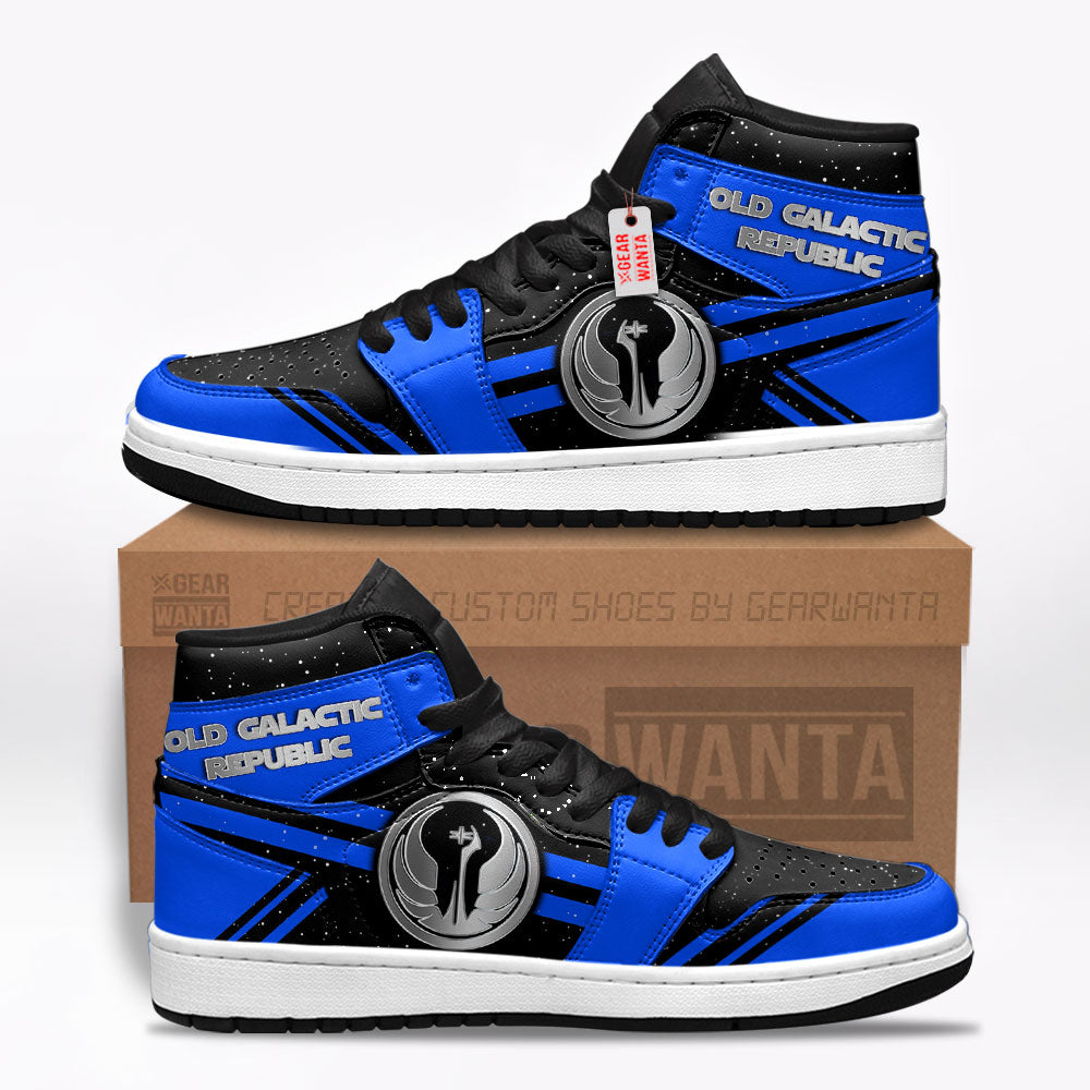 Old Galactic Republic Star Wars Symbols J1s Sneakers Custom For Fans TT20  Grabiiva