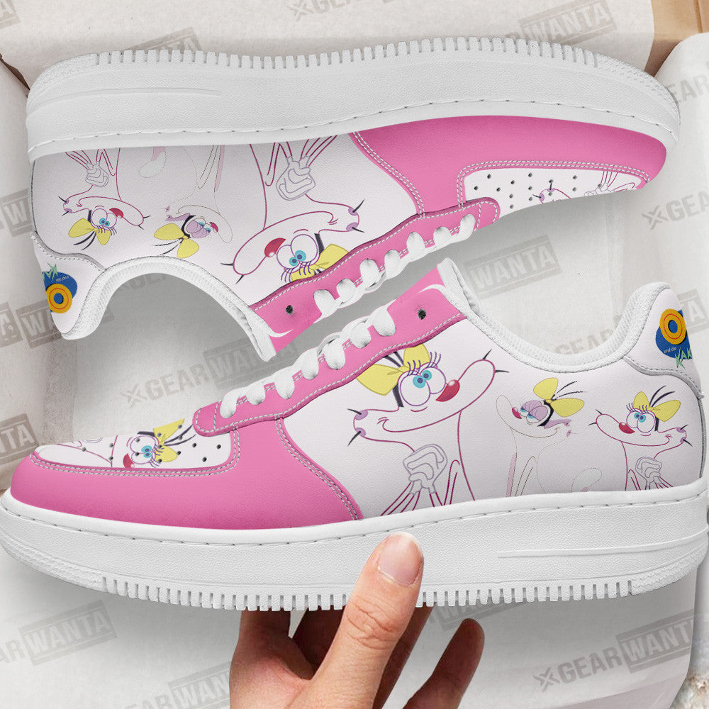 Olivia Oggy Air Sneakers Custom Oggy and the Cockroaches Cartoon Shoes Grabiiva