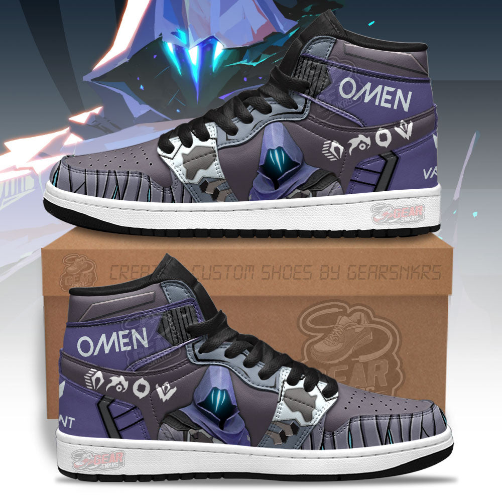 Omen Valorant Agent J1s Sneakers For Gamer MN13  Grabiiva