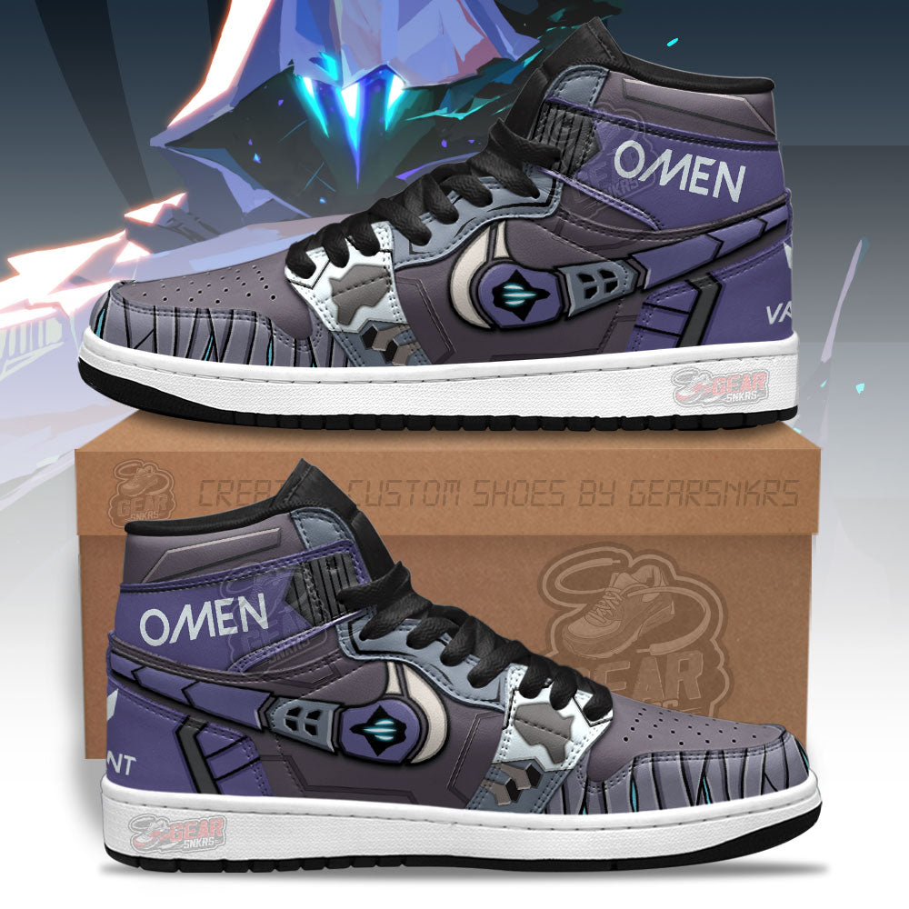 Omen Valorant Agent J1s Sneakers For Gamer MN13  Grabiiva