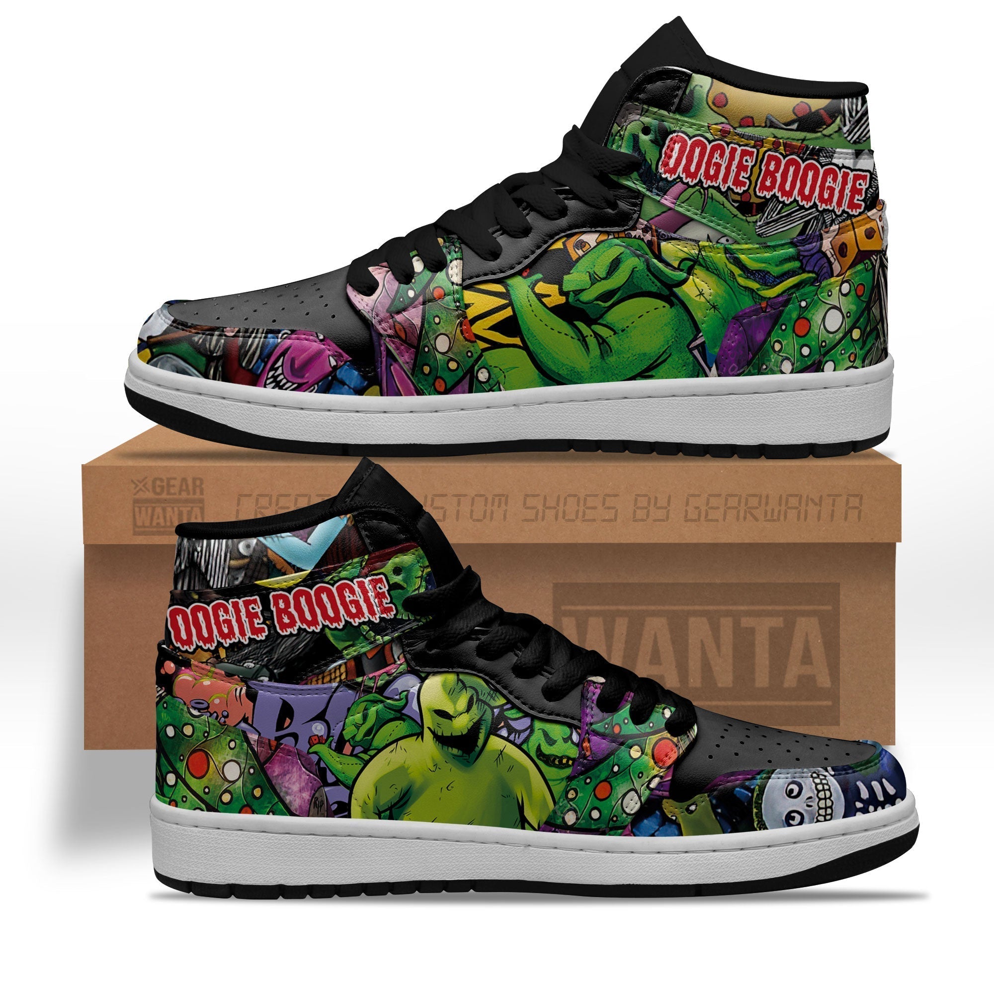 Oogie Boogie J1s Sneakers For The Nightmare Before Christmas Fans  Grabiiva