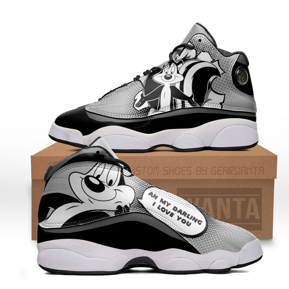 Pepé Le Pew J13s Sneakers Comic Style Grabiiva