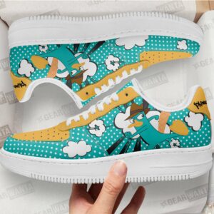 Perry Air Sneakers Custom Phineas and Ferb Shoes Grabiiva