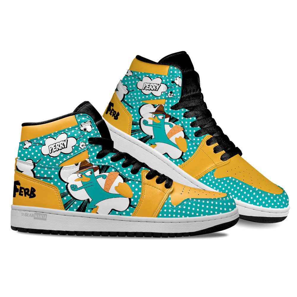 Perry Sneakers Custom Phineas and Ferb Shoes  Grabiiva