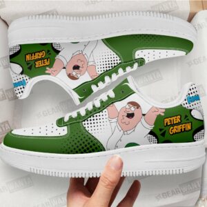 Peter Griffin Family Guy Air Sneakers Custom Cartoon Shoes Grabiiva