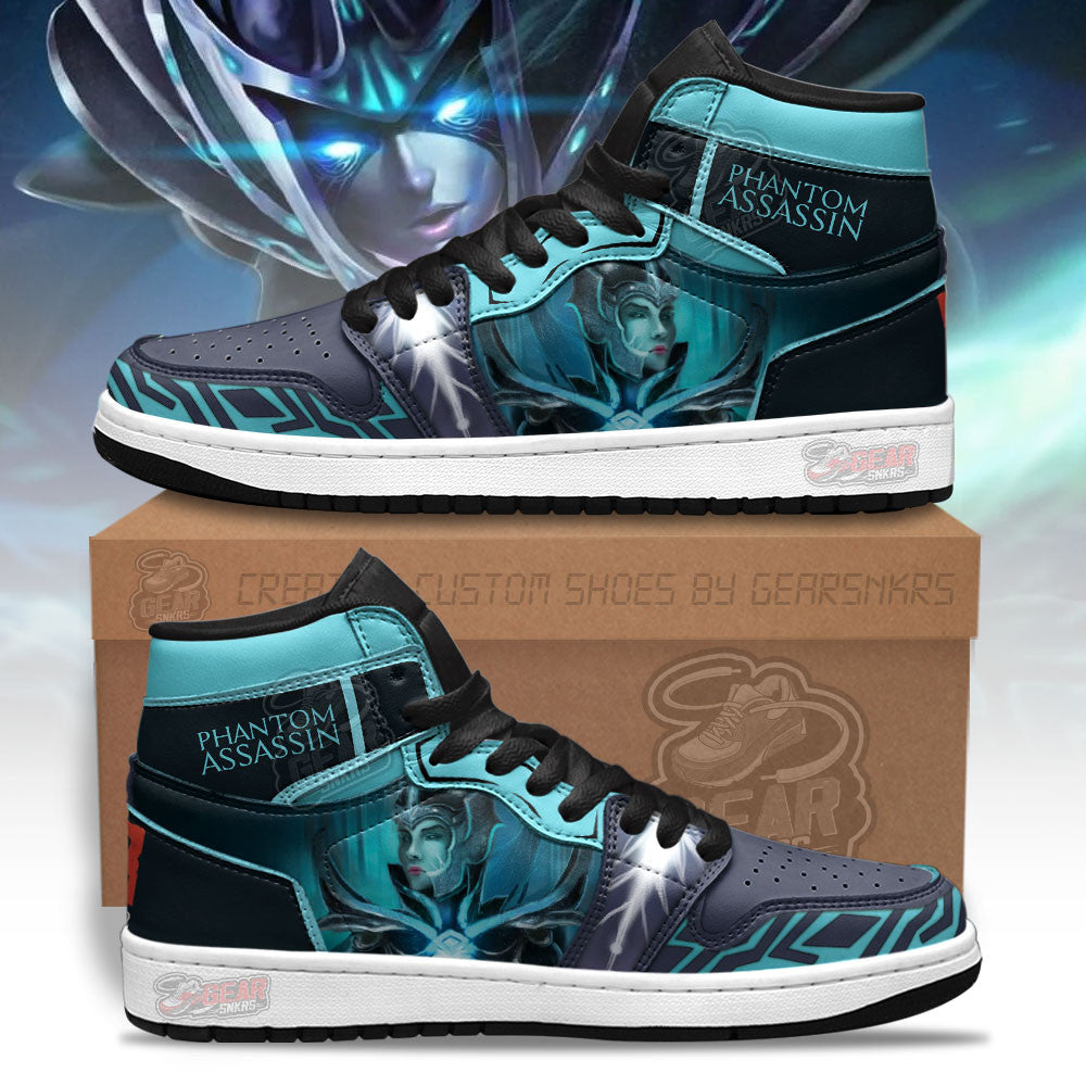 Phantom Assassin Dota 2 J1s Sneakers Gifts Idea For Fans MN14  Grabiiva