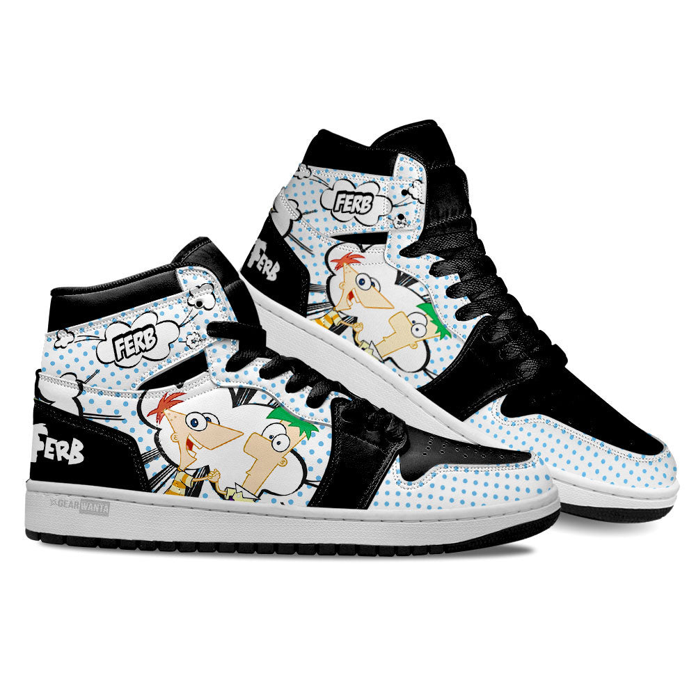Phineas Flynn and Ferb Fletcher Sneakers Custom Shoes  Grabiiva