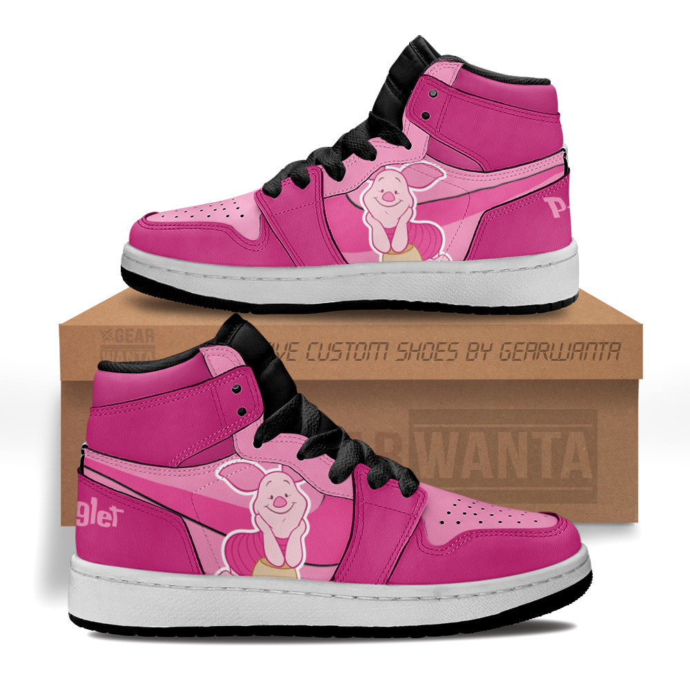 Pigglet Kid J1s Sneakers Custom Grabiiva