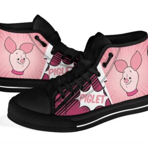 Piglet Sneakers Winnie The Pooh Friends High Top Shoes Fan Grabiiva