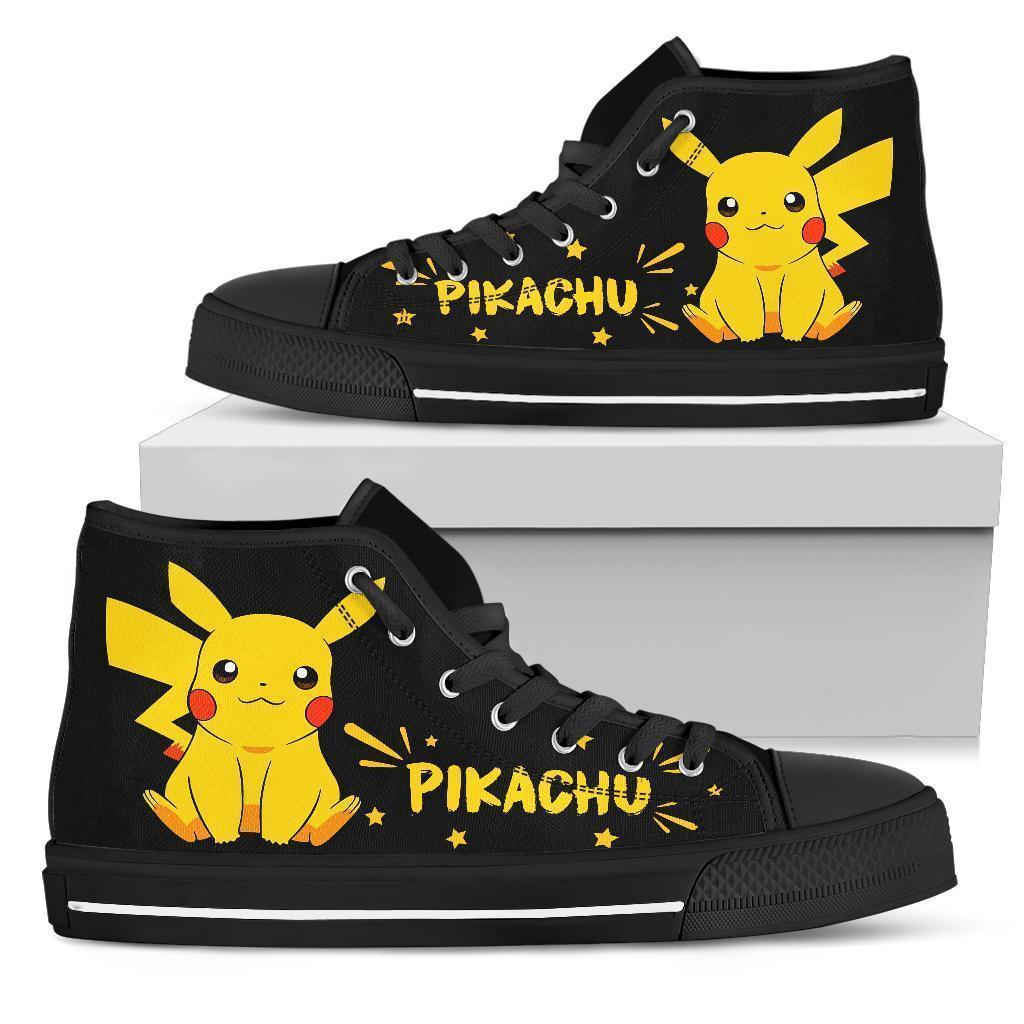 Pikachu High Top Shoes Custom Pokemon Sneakers Grabiiva