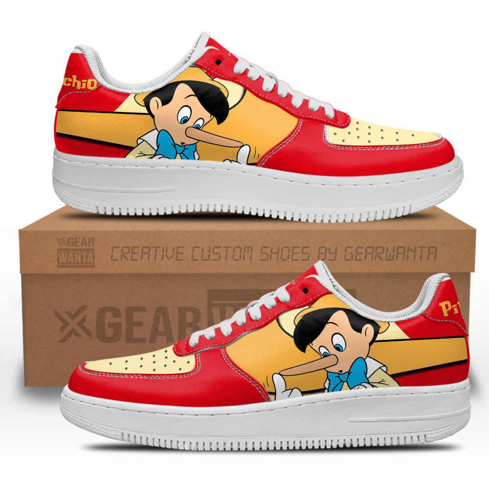 Pinocchio Custom Cartoon Air Sneakers LT13 Grabiiva