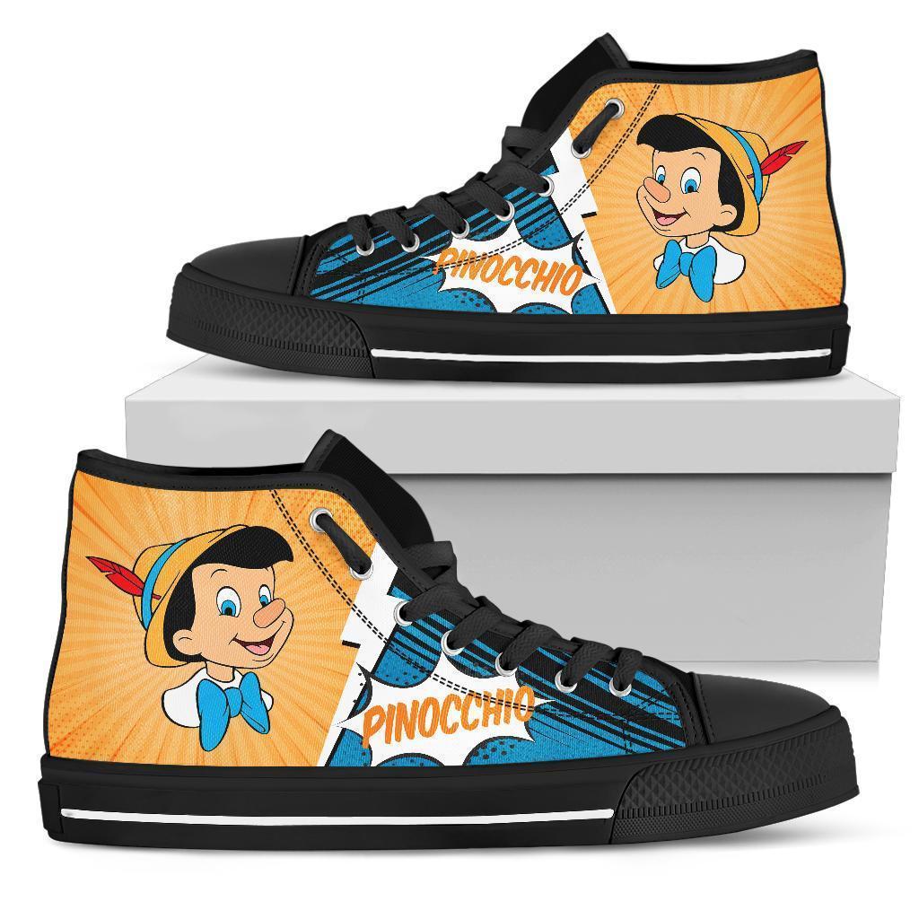 Pinocchio High Top Shoes Custom Idea Grabiiva
